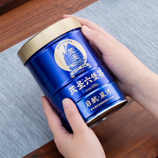 茂圣丨启航 星河 陈香 广西梧州六堡茶  黑茶 一级 2016年 250g 礼罐配手提袋 商品图2