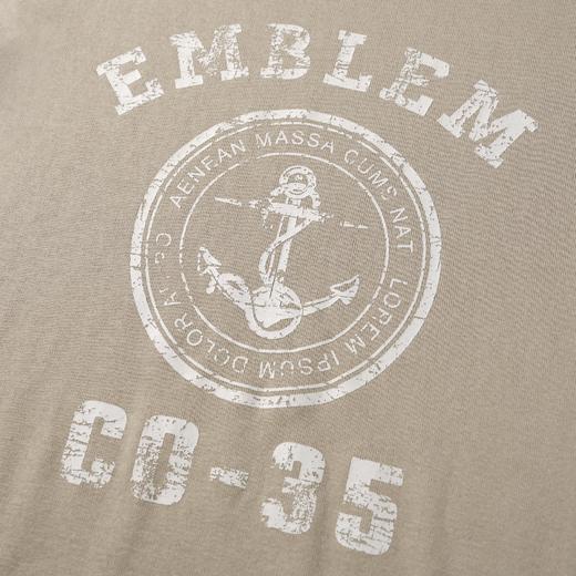 ROMI STUDIO “美式复古” 肤感棉弹力龟裂印花针织短袖T恤421T1013 商品图2