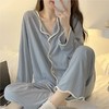 「39.9到手两件套！ins小清新」春秋新款ins睡衣女日系甜美卡通学生少女休闲简约长袖家居服内衣套装 商品缩略图1