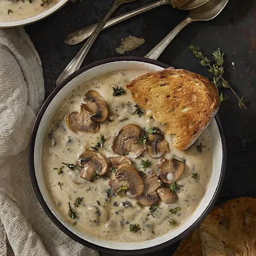 美名氏奶油蘑菇酱1kg冷冻奶油蘑菇汤酱意面酱拌面酱商用西餐原料 商品图1