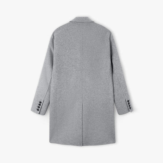 gxgjeans男装冬绵羊毛双面呢休闲斯文长款大衣绵羊毛双面呢 商品图1