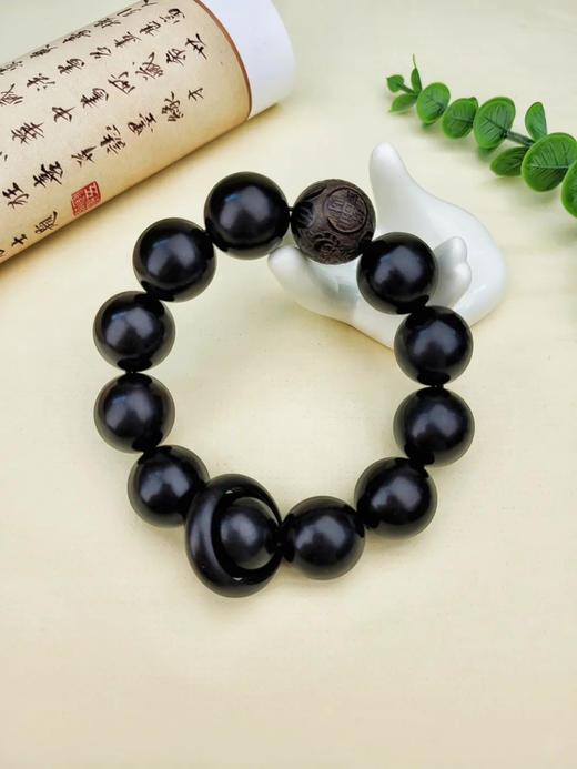 黑檀木跑环手串 商品图2