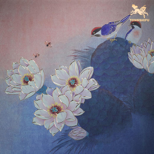 铜师傅 手工錾刻 铜雕画《恋歌》客厅玄关画沙发背景墙装饰画 商品图2