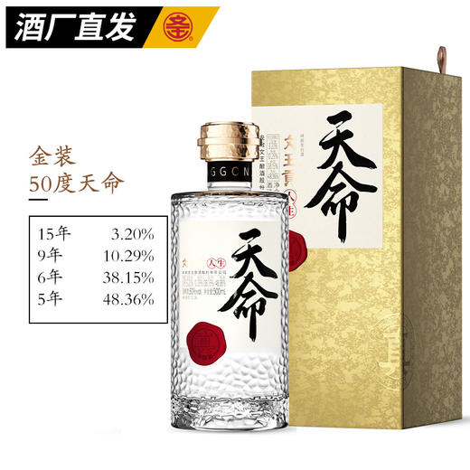 文王贡酒 人生系列 人生不惑 天命 商务宴请白酒 商品图3