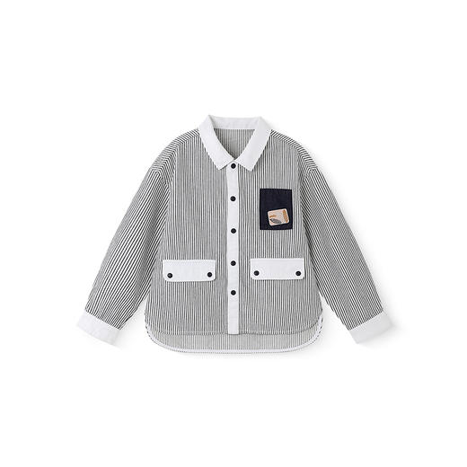 【商场同款】英氏儿童外套春夏长袖休闲男童外套衬衫百搭纯棉外套 商品图4