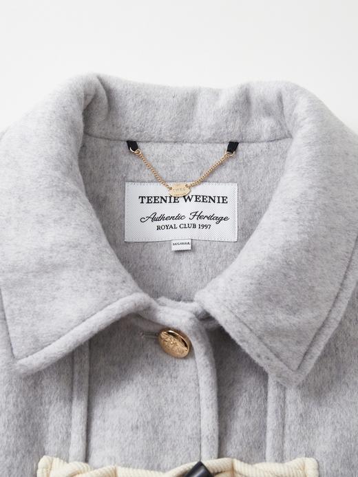 Teenie Weenie小熊简约毛呢大衣女冬季呢外套TTJW24O906Z 商品图3