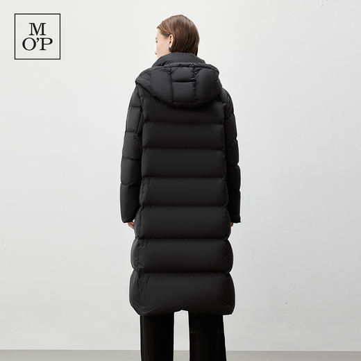 Marc O'Polo/MOP冬季新款时尚宽松黑色长款保暖羽绒服外套女 商品图3