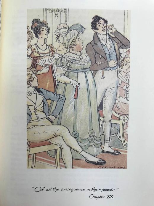 简·奥斯汀《劝导》 6幅彩色插图 豪华皮装大32开 商品图8