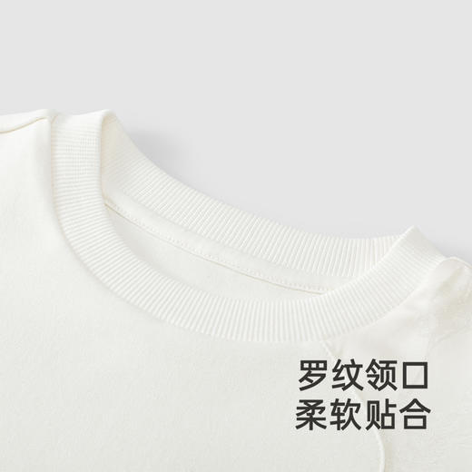 【商场同款】英氏儿童T恤春夏季男童长袖棉麻透气T恤上衣2025新款 商品图3