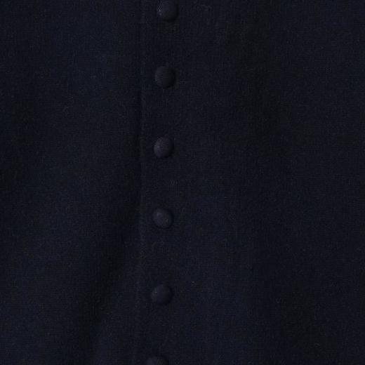 MY203秋冬新款男士纯色纽扣老钱风宽松净版纽扣半高领设计长袖针织上衣 商品图3