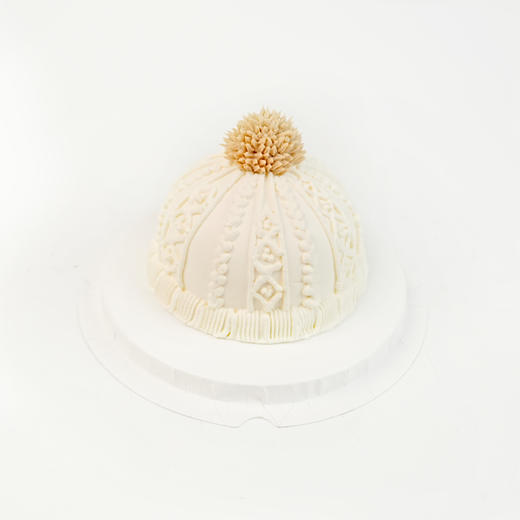 栗子奶油毛线帽蛋糕 4寸 商品图0