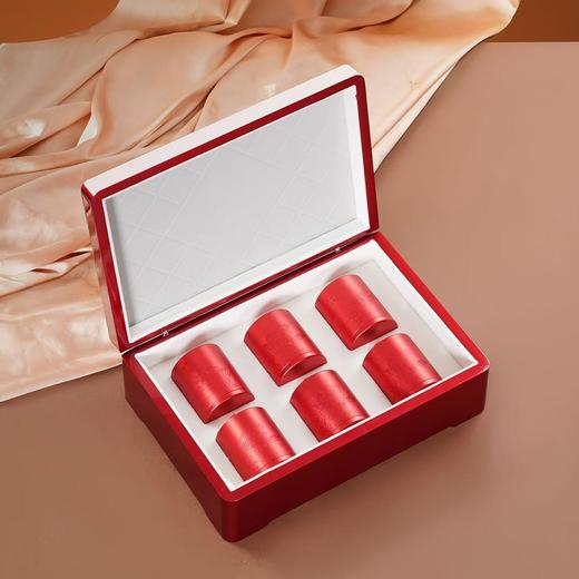 见喜【红.实木烤漆.6小合金罐】120元1套.整箱20套 商品图0