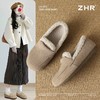 ZHR则则平底毛毛乐福鞋女2024新款冬季气质超软女鞋加厚加绒鞋子 商品缩略图2
