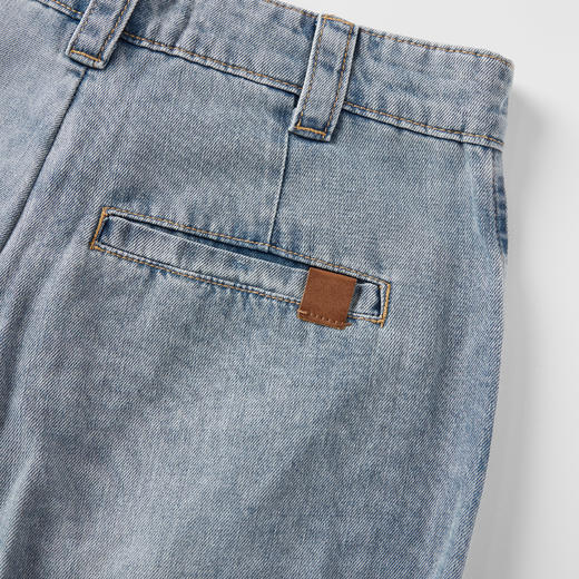 ROMI STUDIO“冰感牛仔”高支竹节纤维轻薄垂顺直筒牛仔裤 24SSN764 商品图2