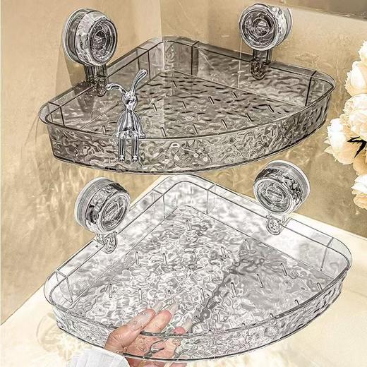 浴室转角置物架_吸盘免打孔 商品图0