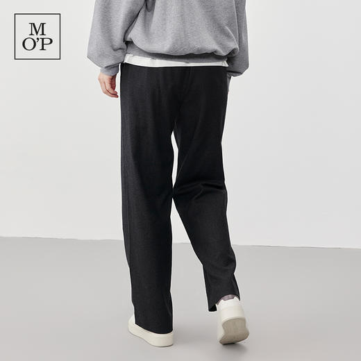 【100%绵羊毛】Marc O'Polo/MOP2024冬季新款垂感直筒休闲裤女士 商品图4