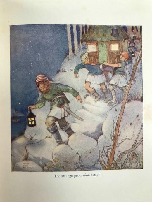 1932年 詹姆斯·巴利《彼得潘与温蒂》 28幅插图 布面精装18开 商品图9