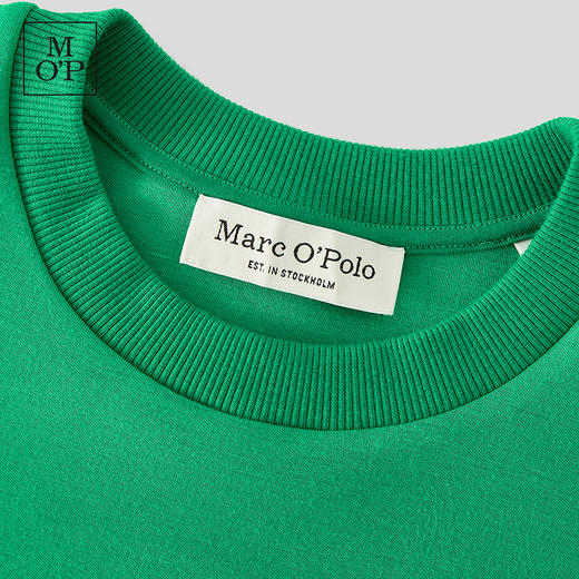 Marc O'Polo/MOP 秋季新款刺绣logo圆领短款宽松套头卫衣女士 商品图2