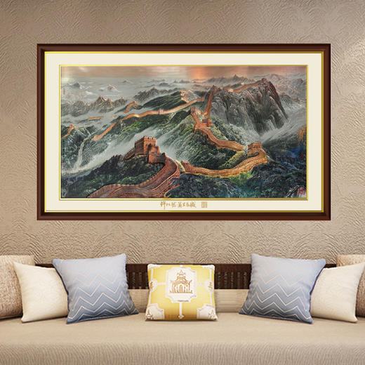 《许仁龙·万里长城》银版画足银999摆件挂画送长辈朋友乔迁礼物 商品图14