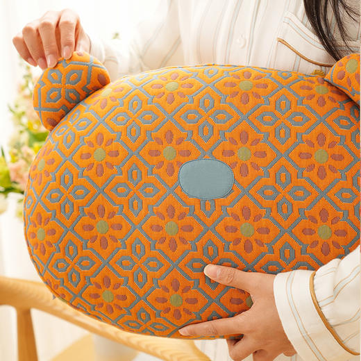 艺术家合作系列动物腰枕靠垫抱枕靠背垫办公椅腰靠垫护腰座椅腰托可拆洗久坐 商品图4