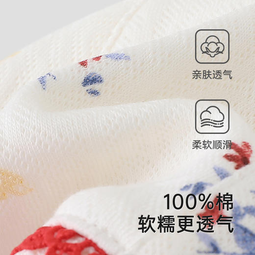 【商场同款】英氏儿童帽子春夏透气遮阳女童渔夫帽2025新款印花帽 商品图1