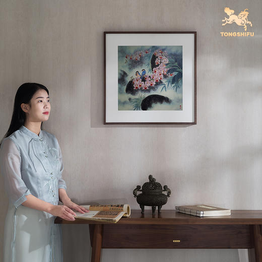 铜师傅 手工錾刻 铜雕画《仙境》客厅玄关画沙发背景墙装饰画 商品图3