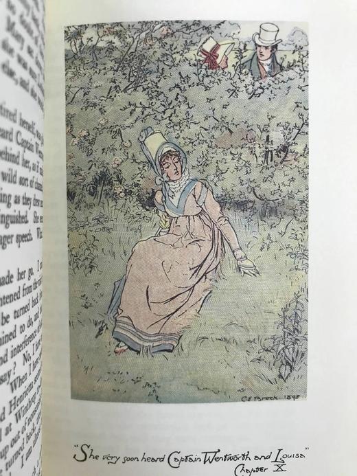 简·奥斯汀《劝导》 6幅彩色插图 豪华皮装大32开 商品图6