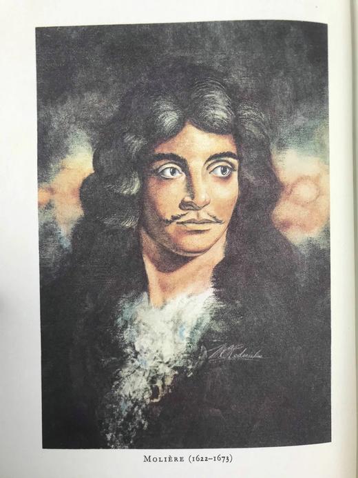 莫里哀两部戏剧《伪君子》《贵人迷》 配多幅插图 豪华皮装16开 商品图2