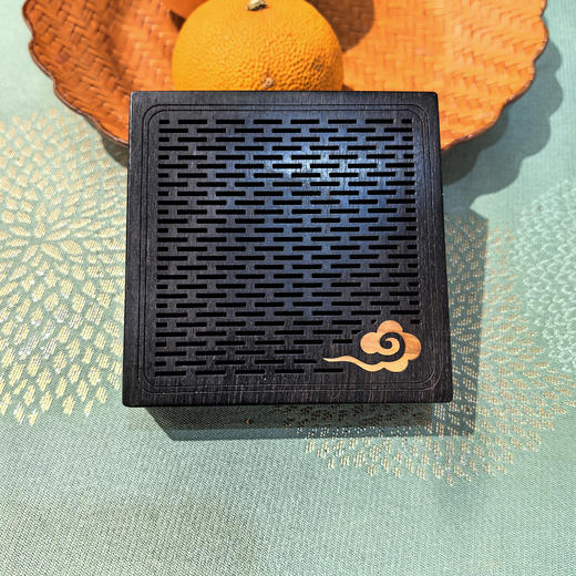 4h荷花/祥云/钱币°镂空盘香盒 商品图8