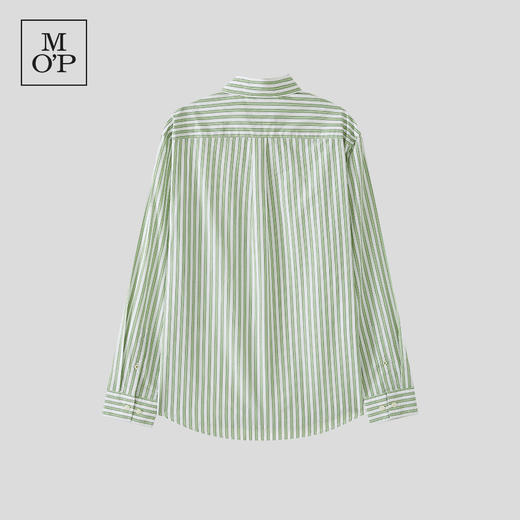 Marc O'Polo/MOP 2024秋季新款纯棉条纹基本款通勤休闲长袖衬衫男 商品图1