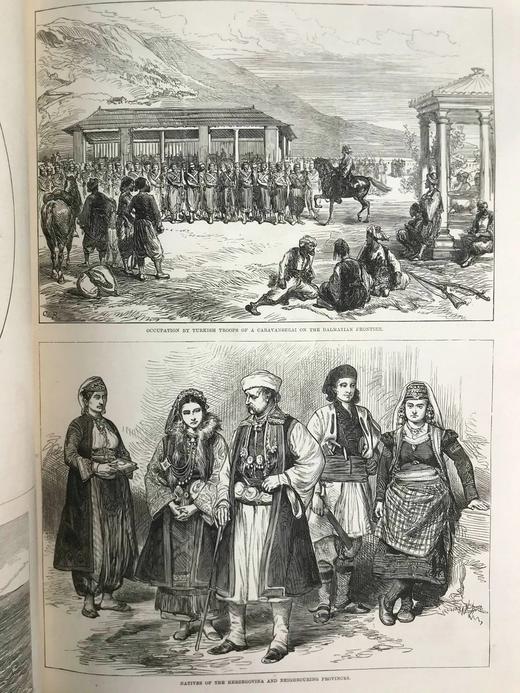 41*30cm！1875年下半年 伦敦新闻画报 数百幅版画插图 布脊精装8开 商品图7