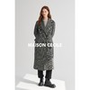 MAISON CECILE枪驳领人字纹羊毛西装款双排扣大衣 商品缩略图1
