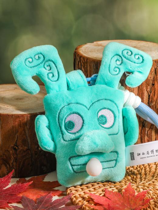 双面神人青铜头像捏捏毛绒挂件 商品图3