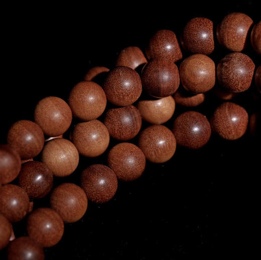 【青山特惠】0.6*108颗印度迈索尔正区黑肉老山檀手串 L30 商品图3