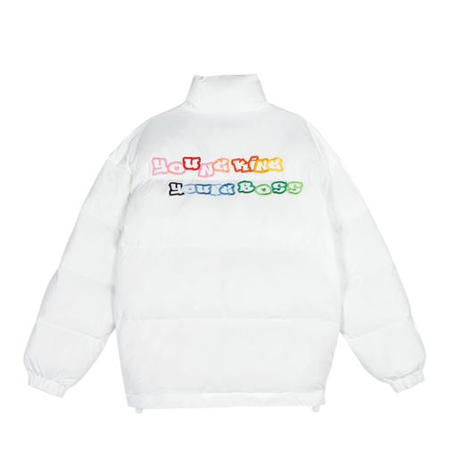 YKYB新款多巴胺彩虹立领潮流保暖舒适防风防寒面包服外套Y44NMY086 商品图1