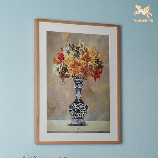 铜师傅 手工錾刻 铜雕画《春风如意》客厅玄关画沙发背景墙装饰画 商品图2
