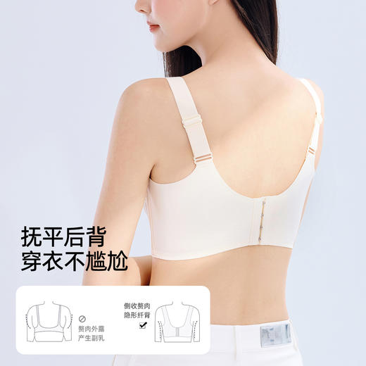 【聚拢调整型】熳洁儿 内衣小胸显大文胸性感蕾丝无痕美背收副乳24261526 商品图6