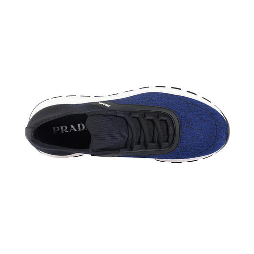 【超惠秒】Prada 普拉达 男士织物真皮舒适百搭运动休闲鞋 12080 商品图3