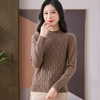 CC-101-59052短款毛衣女冬季显瘦半高领内搭时尚厚款保暖上衣女羊毛针织打底衫 商品缩略图1