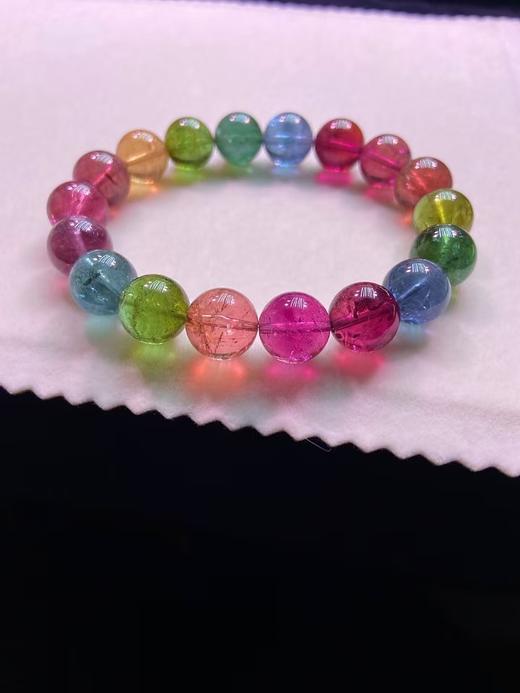 11mm单圈彩虹碧玺手串 商品图2