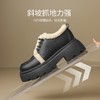 ZHR加绒乐福鞋女2024新款冬季厚绒保暖包跟棉鞋通勤ins厚底单鞋女 商品缩略图4