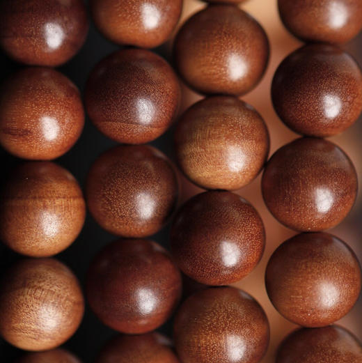 【青山特惠】0.8*108颗沉水级黑肉印度迈索尔正区老山檀手串 L15 商品图3