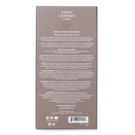 SARAH CHAPMAN - 10天亮采护理精华安瓶 焕白去黄提亮滋润补水 商品图1