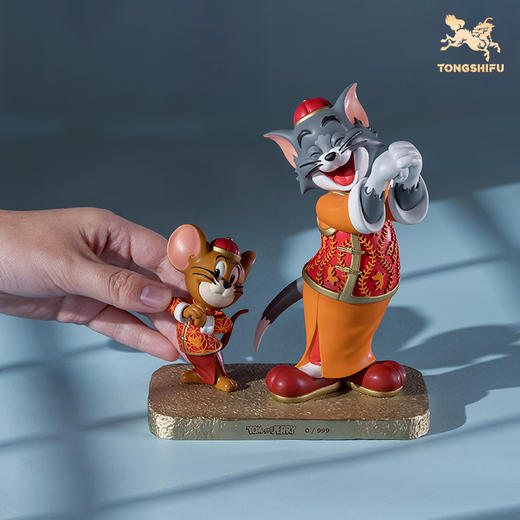 铜师傅 正版授权《猫和老鼠》T款 限量手办 桌面铜摆件家居工艺品 商品图4