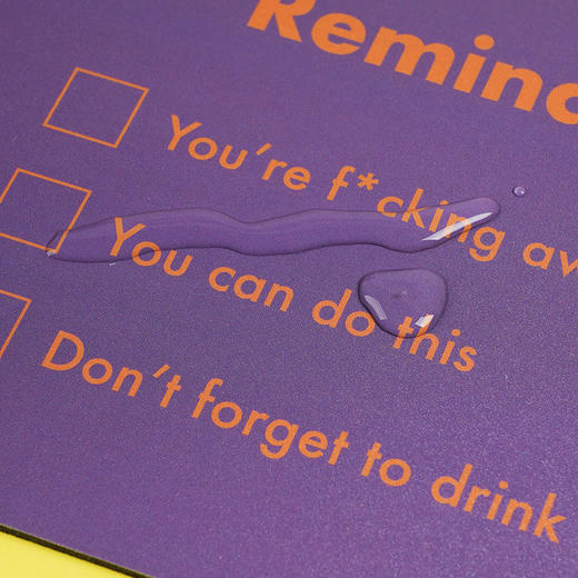 【趁早文创】趁早有态度语录鼠标垫防水防滑隔热耐磨小号垫子办公室桌面鼠标垫 商品图3