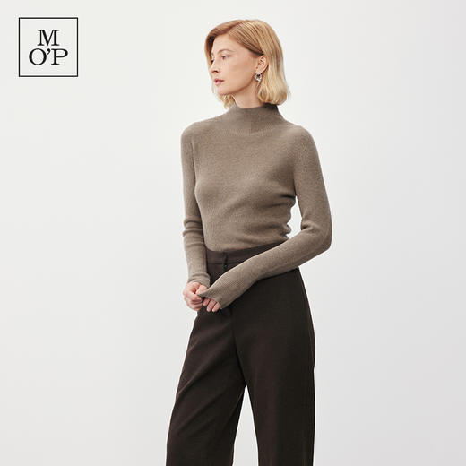 【100%绵羊毛】Marc O'Polo/MOP2024冬季新款高领打底针织衫女士 商品图4