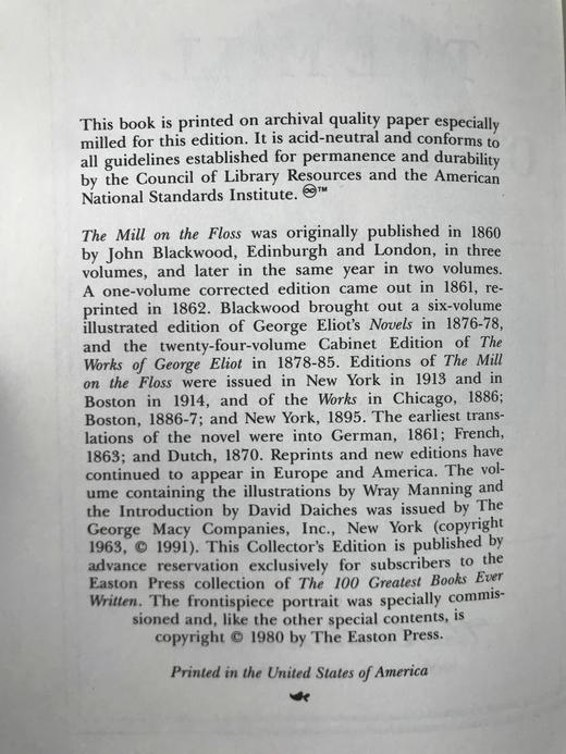 乔治·艾略特《弗洛斯河上的磨坊》 配多幅彩色插图 豪华皮装16开 商品图4