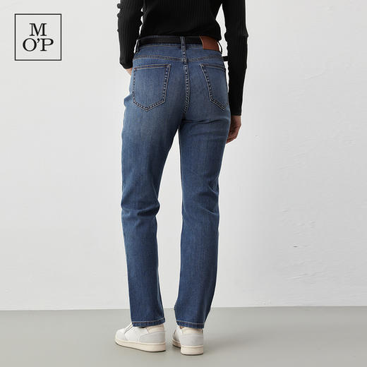 Marc O'Polo/MOP冬季新款时尚LINDA小直筒四面弹牛仔长裤女士 商品图4