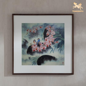 铜师傅 手工錾刻 铜雕画《仙境》客厅玄关画沙发背景墙装饰画