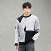gxg.jeans男装  春季热卖黑灰拼接圆领毛衫JFD12000501 商品缩略图1